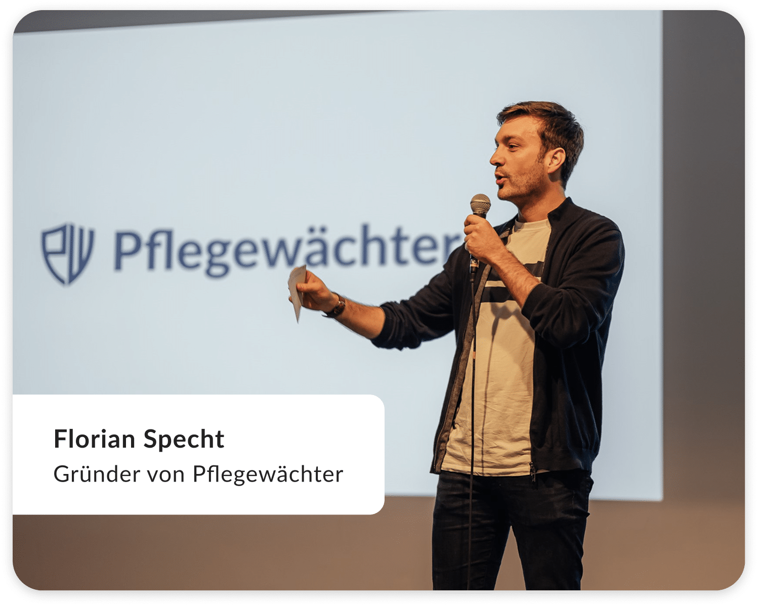 Florian Specht, Gründer von Pflegewächter
