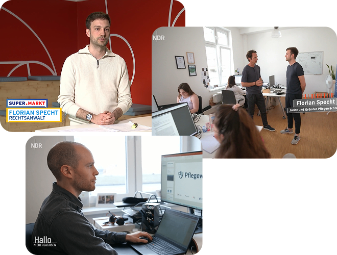 Florian Specht, Gründer von Pflegewächter