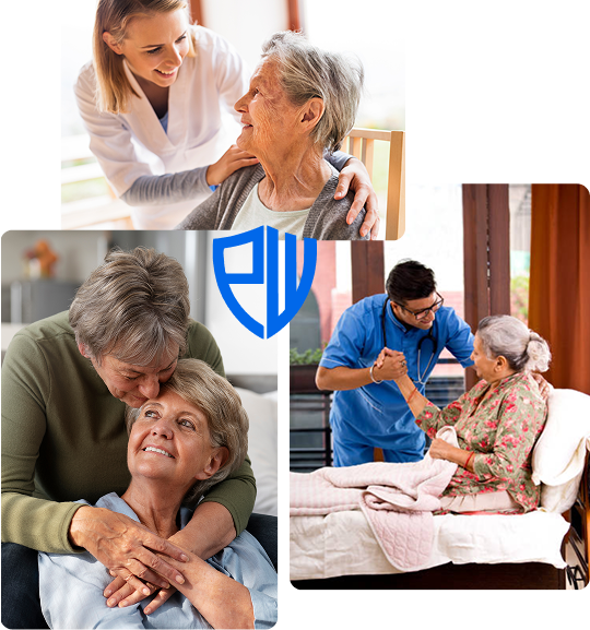 Pflegevorsorge Hero Image Collage